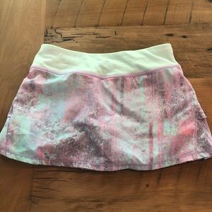 ivivva (lululemon for girls) “set the pace” skirt
